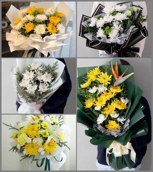 广东梅州市五华县双华镇虎石村白事花束代送